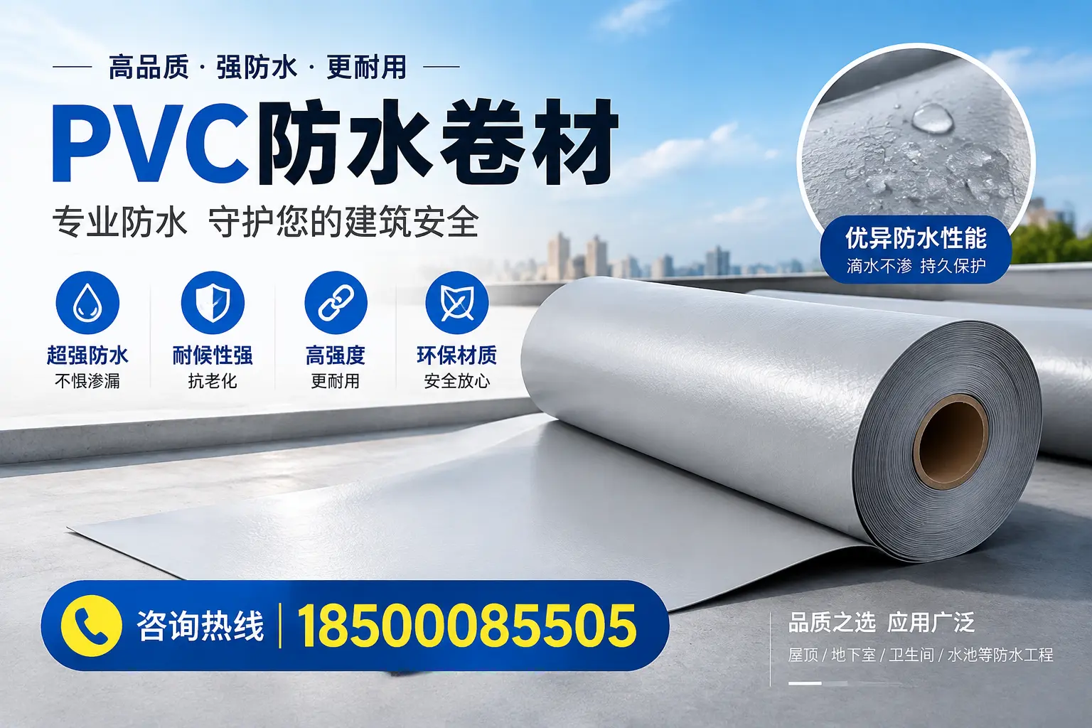 延安地区pvc防水卷材的市场现状与发展趋势